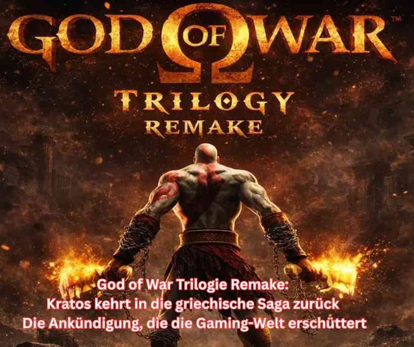 God of War Trilogie Remake Kratos kehrt in die griechische Saga zurück – Die Ankündigung, die die Gaming Welt erschüttert