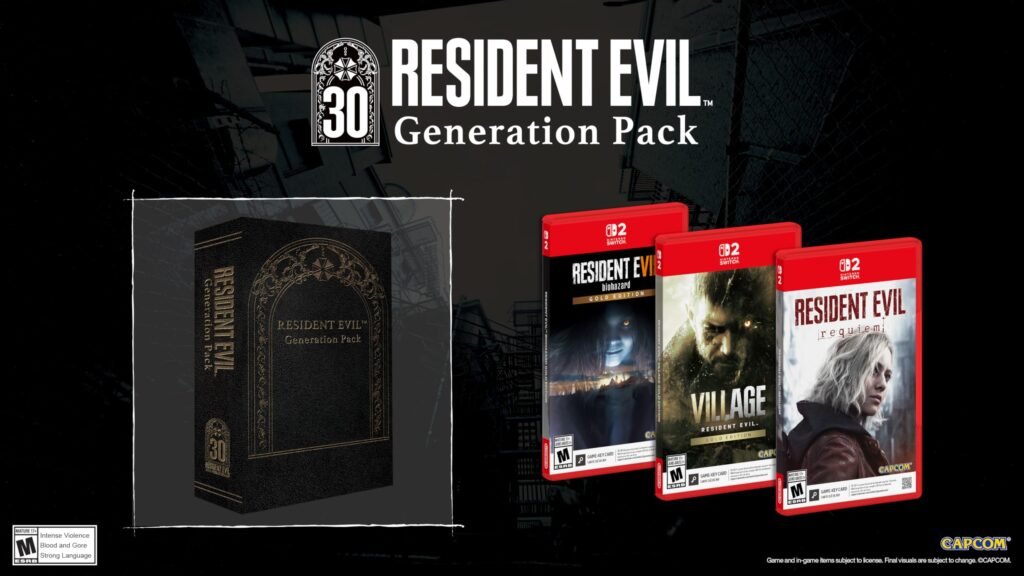 Resident Evil Generation Pack für Switch 2: Der ultimative Horror-Schatz und die Jagd gegen die Zeit